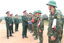 Quân khu kiểm tra công tác sẵn sàng chiến đấu Tết Nguyên đán Quý Mão